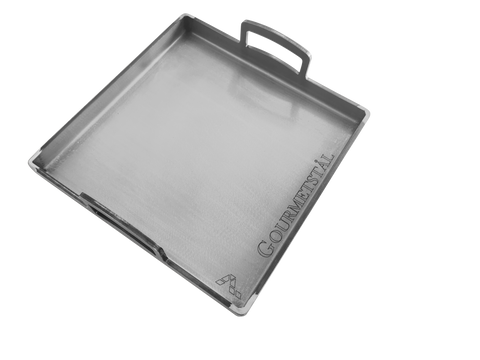 Gourmetstål stekbord med handtag 32x32