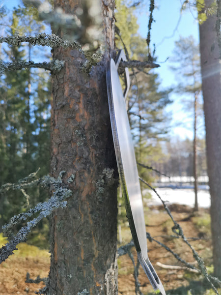 Gourmetstål rund med grepp 33cm